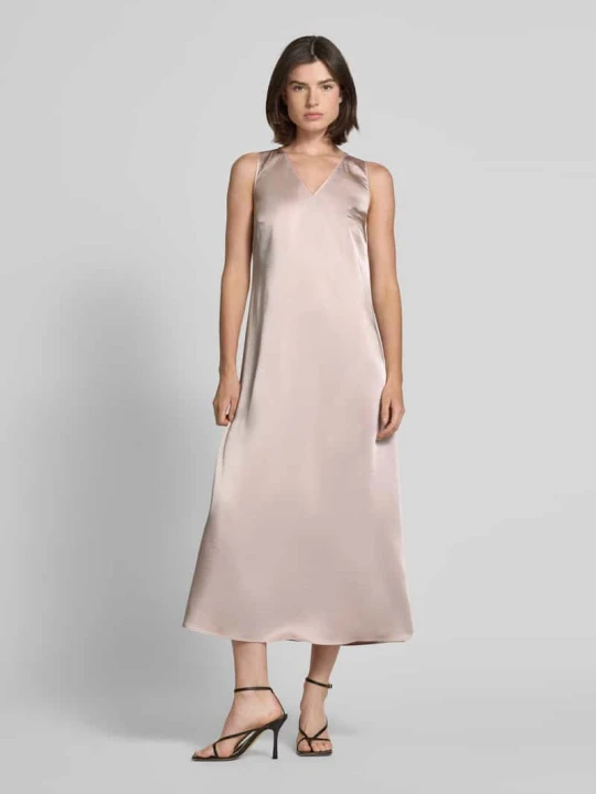Zdjęcie produktu Sukienka o linii A i kroju bez rękawów model ‘OTTELIA’ Weekend Max Mara Jasnoróżowy