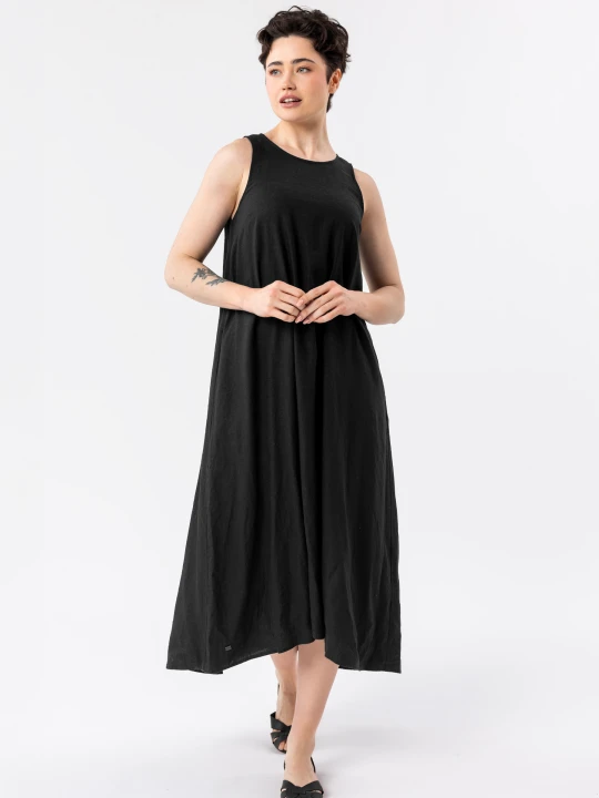 Zdjęcie produktu Sukienka oversize z lnem G-MAKAYLA Volcano 700