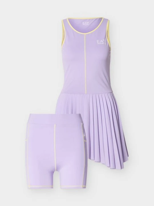 Zdjęcie produktu Sukienka sportowa EA7 Emporio Armani liliowy