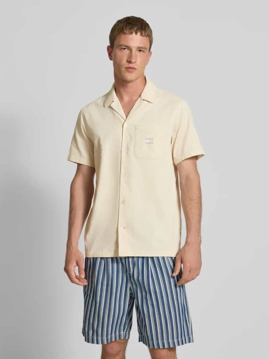 Zdjęcie produktu Sukienka sztruksowa o kroju regular fit z czystej bawełny Tommy Jeans Piaskowy
