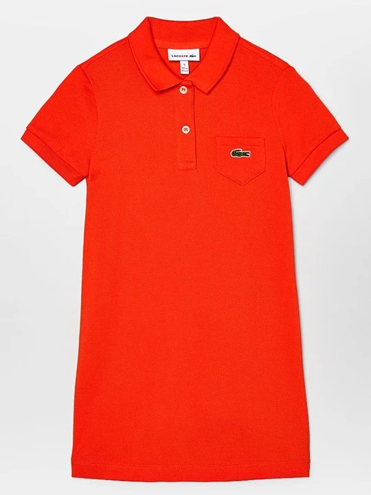 Zdjęcie produktu Sukienka T-shirt Lacoste pomarańczowy