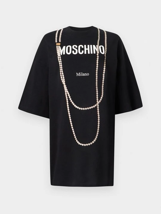 Zdjęcie produktu Sukienka T-shirt MOSCHINO czarny