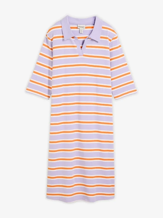 Zdjęcie produktu Sukienka T-shirtowa z czystej bawełny organicznej BonPrix pomarańczowy