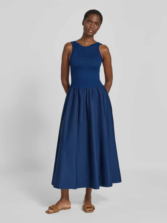Zdjęcie produktu Sukienka typu fit and flare, sukienka casualowa z mieszanka wiskozy Polo Ralph Lauren Królewski niebieski