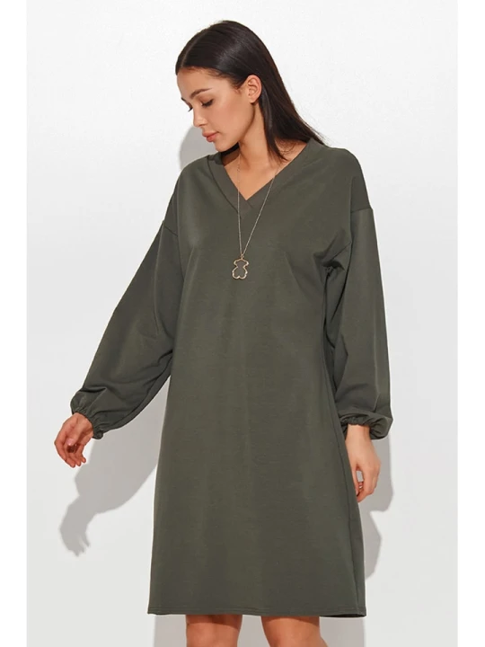 Zdjęcie produktu numinou Sukienka w kolorze khaki rozmiar: 36/38