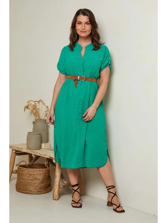 Zdjęcie produktu Curvy Lady Sukienka w kolorze zielonym rozmiar: 48/50