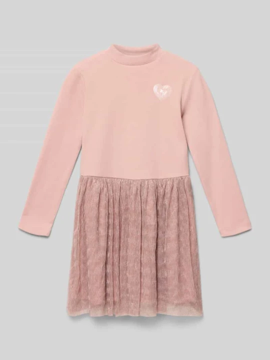 Zdjęcie produktu Sukienka w stylu 2 w 1 model ‘HILLA’ DANAMADE Brudnoróżowy