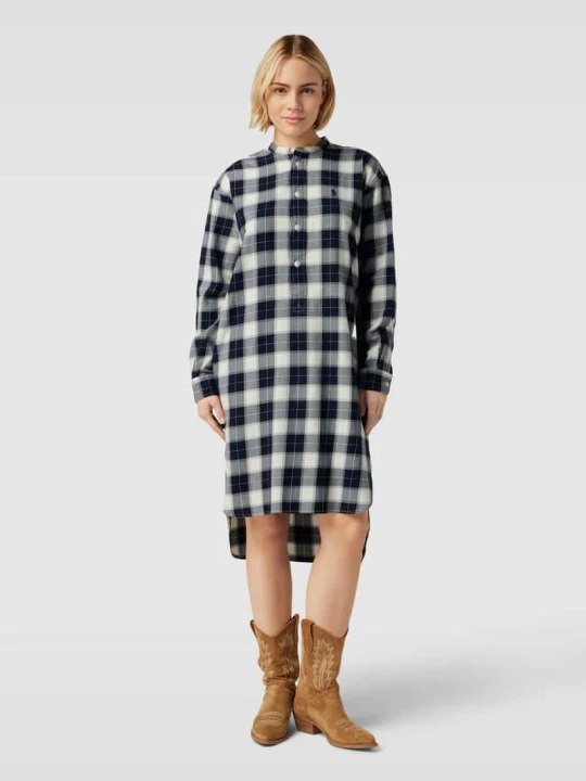 Zdjęcie produktu Sukienka we wzory na całej powierzchni Polo Ralph Lauren Granatowy