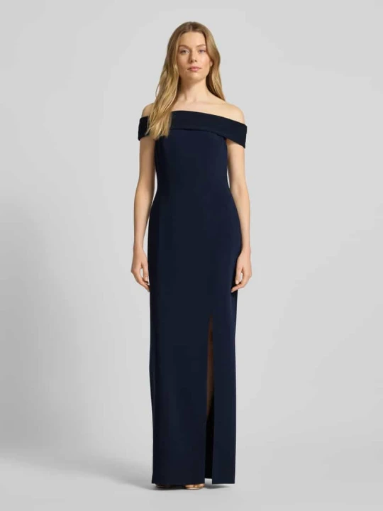 Zdjęcie produktu Sukienka wieczorowa z dekoltem carmen Lauren Ralph Lauren Granatowy