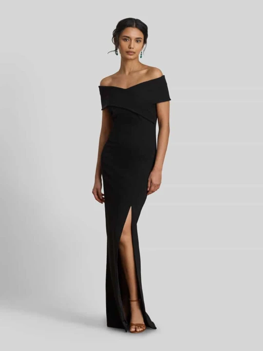 Zdjęcie produktu Sukienka wieczorowa z dekoltem carmen Lauren Ralph Lauren Czarny