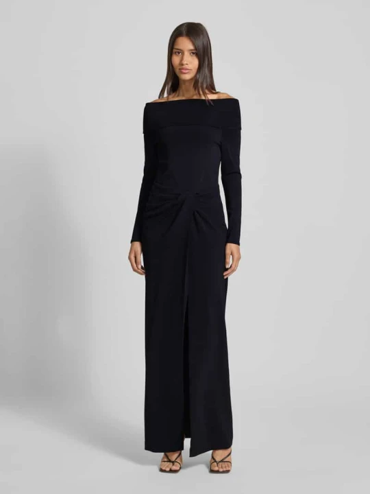 Zdjęcie produktu Sukienka wieczorowa z dekoltem carmen model ‘SAKARIS’ Lauren Ralph Lauren Czarny
