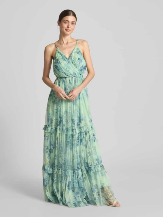 Zdjęcie produktu Sukienka wieczorowa z efektem stopniowania Lace & Beads Jasnozielony