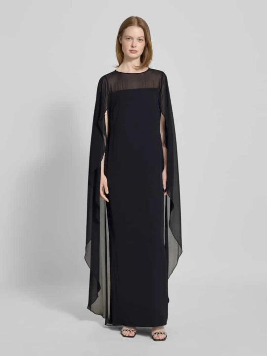 Zdjęcie produktu Sukienka wieczorowa z lejącego materiału model ‘LAVATI’ Lauren Ralph Lauren Czarny