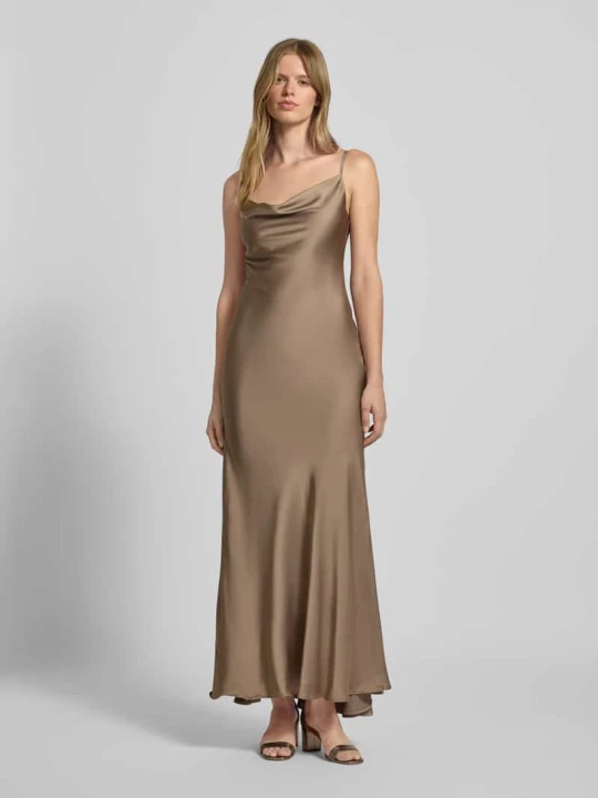 Zdjęcie produktu Sukienka wieczorowa z lejącym dekoltem model ‘MONROE’ bardot