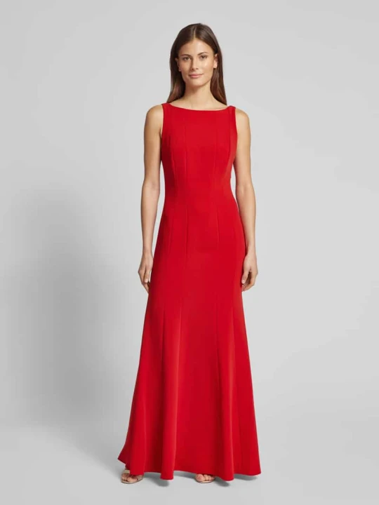 Zdjęcie produktu Sukienka wieczorowa z okrągłym dekoltem model ‘MIRHILT’ Lauren Ralph Lauren Czerwony