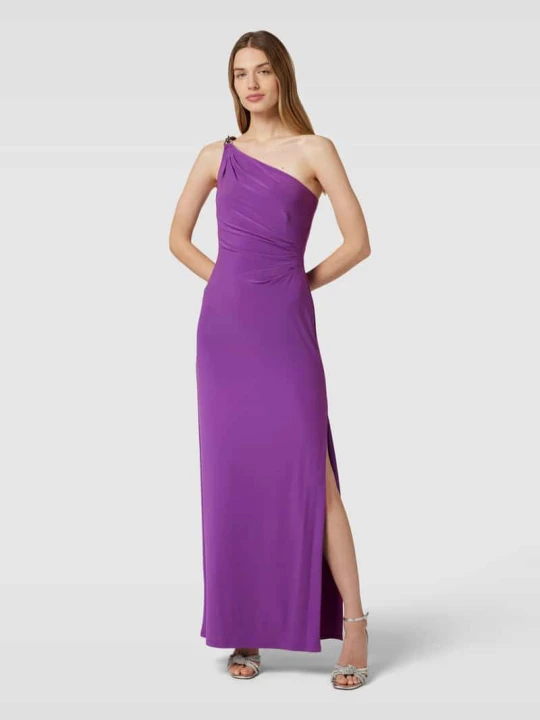 Zdjęcie produktu Sukienka wieczorowa z ozdobnymi obszyciem model ‘BELINA’ Lauren Ralph Lauren Fuksjowy