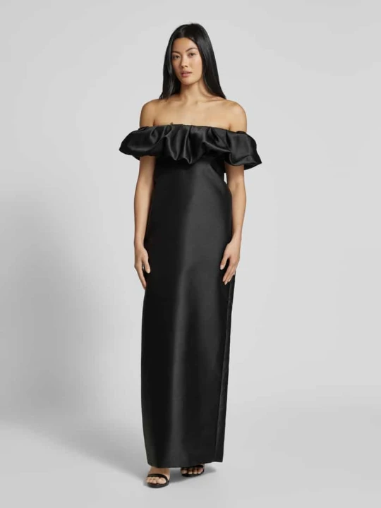 Zdjęcie produktu Sukienka wieczorowa z rozcięciem model ‘ALSSACE’ Vera Wang Czarny