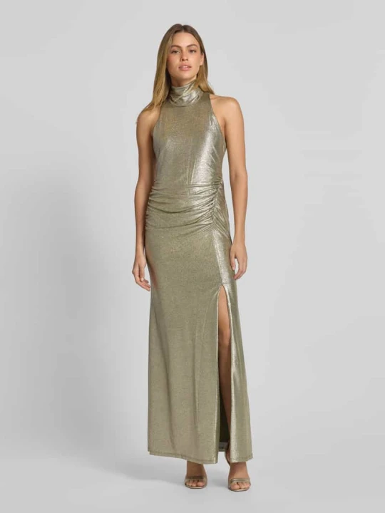 Zdjęcie produktu Sukienka wieczorowa z rozcięciem na nogę model ‘RETLEAH’ Lauren Ralph Lauren Oliwkowy