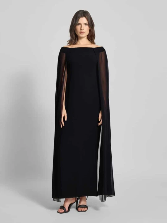 Zdjęcie produktu Sukienka wieczorowa z szerokimi rękawami model ‘EDLYNE’ Lauren Ralph Lauren Czarny