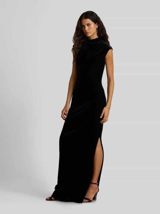 Zdjęcie produktu Sukienka wieczorowa z wysokim rozcięciem Lauren Ralph Lauren Czarny
