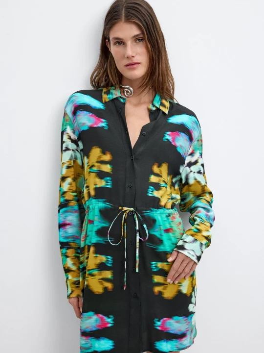 Zdjęcie produktu Sukienka z długim rękawem M C Lacroix Desigual czarny