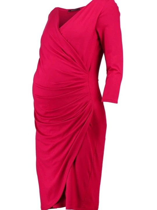 Zdjęcie produktu Sukienka z dżerseju 9Fashion czerwony