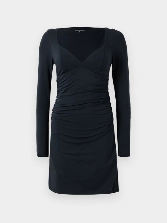Zdjęcie produktu Sukienka z dżerseju Abercrombie & Fitch czarny