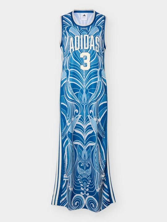 Zdjęcie produktu Sukienka z dżerseju Adidas niebieski