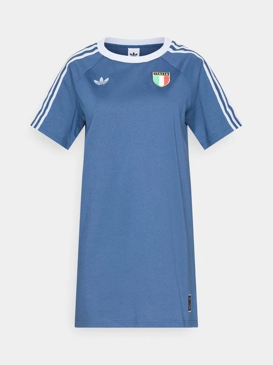 Zdjęcie produktu Sukienka z dżerseju adidas Originals błękit królewski