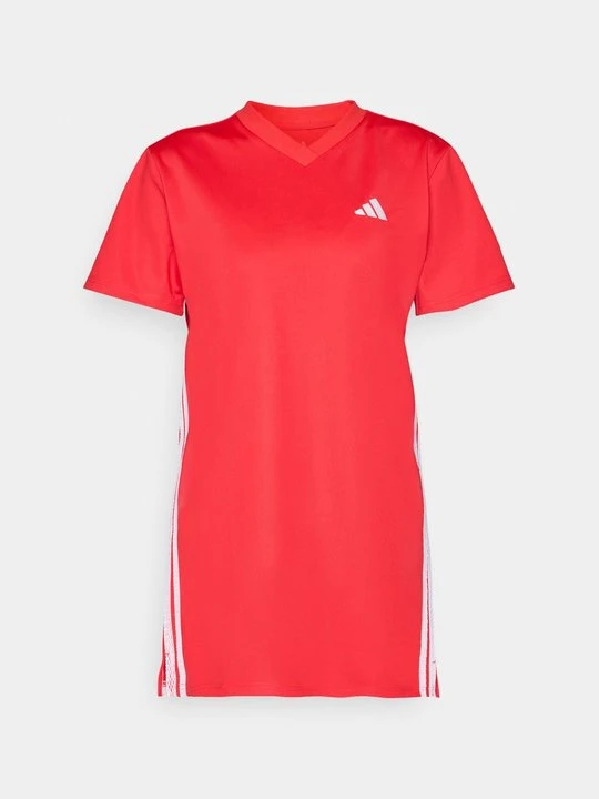 Zdjęcie produktu Sukienka z dżerseju Adidas czerwony