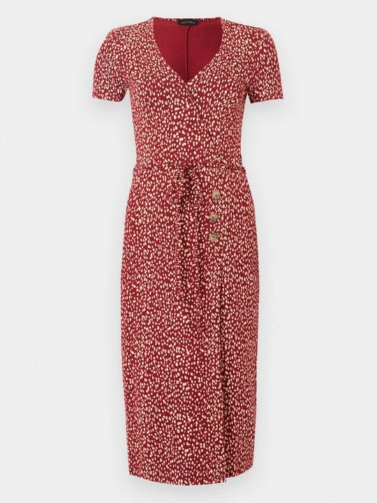 Zdjęcie produktu Sukienka z dżerseju Anna Field By Zalando bordowy