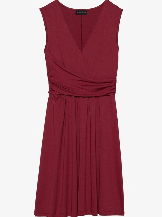 Zdjęcie produktu Sukienka z dżerseju Anna Field By Zalando bordowy