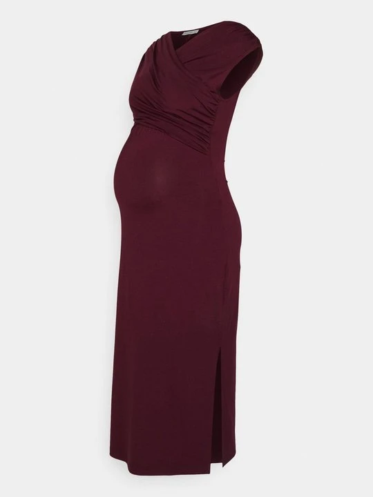 Zdjęcie produktu Sukienka z dżerseju Anna Field MAMA By Zalando bordowy