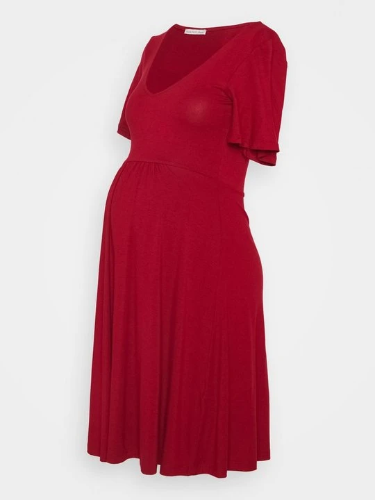 Zdjęcie produktu Sukienka z dżerseju Anna Field MAMA By Zalando ciemnoczerwony