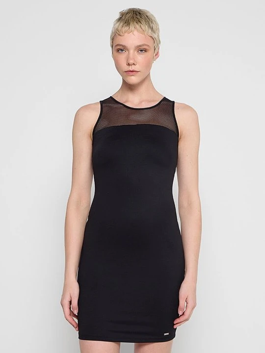 Zdjęcie produktu Sukienka z dżerseju Armani Exchange czarny