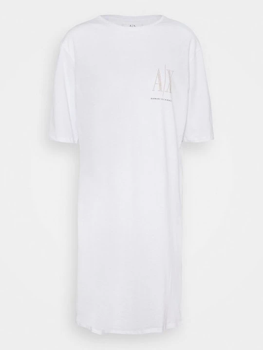Zdjęcie produktu Sukienka z dżerseju Armani Exchange biały