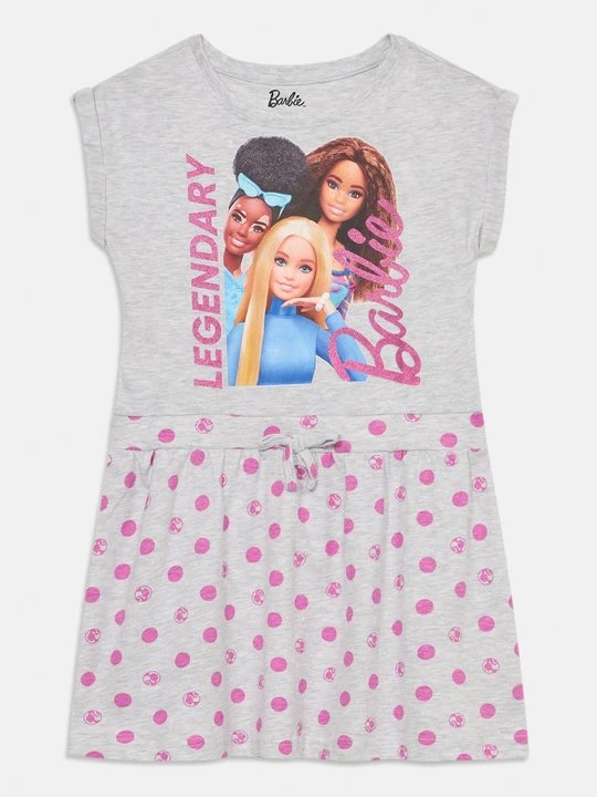 Zdjęcie produktu Sukienka z dżerseju Barbie szary