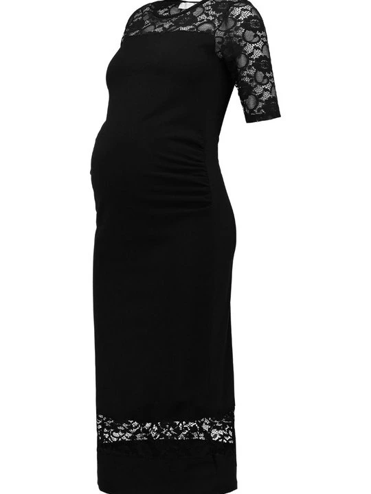 Zdjęcie produktu Sukienka z dżerseju Bluebelle Maternity czarny