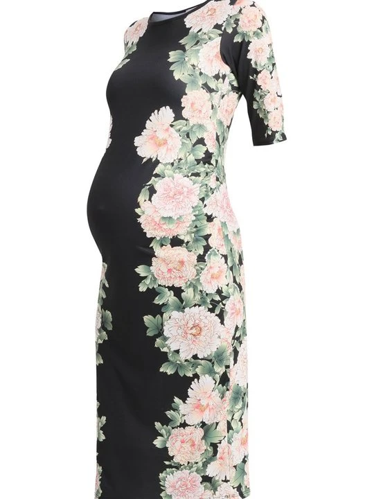 Zdjęcie produktu Sukienka z dżerseju Bluebelle Maternity