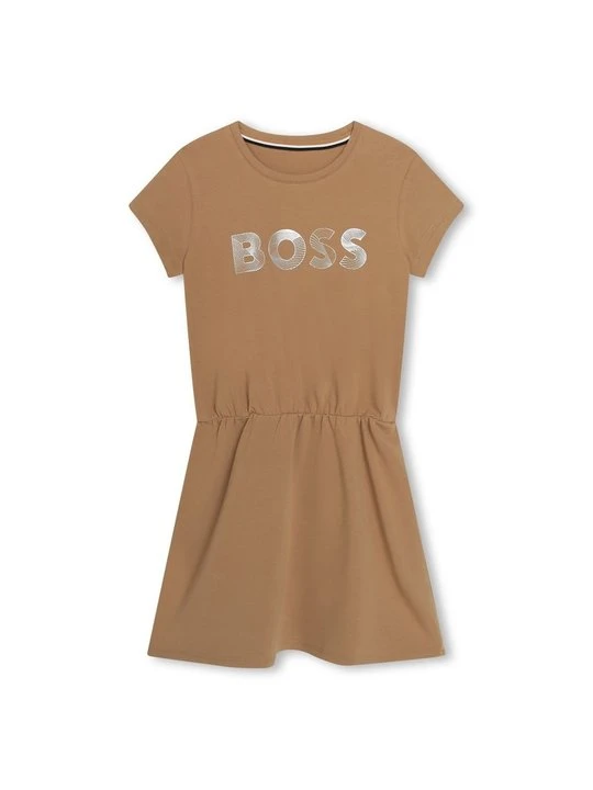 Zdjęcie produktu Sukienka z dżerseju Boss beżowy