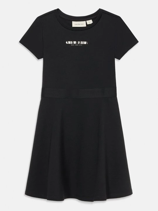 Zdjęcie produktu Sukienka z dżerseju Calvin Klein Jeans czarny