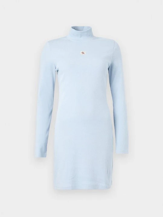 Zdjęcie produktu Sukienka z dżerseju Calvin Klein Jeans jasnoniebieski