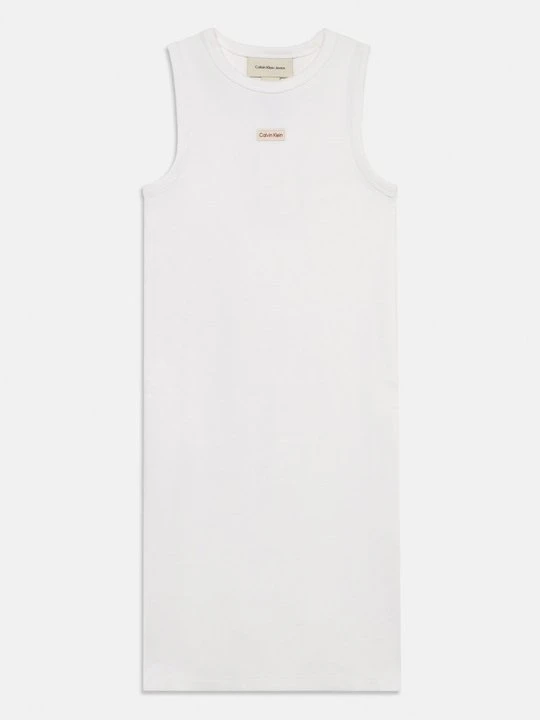 Zdjęcie produktu Sukienka z dżerseju Calvin Klein Jeans biały
