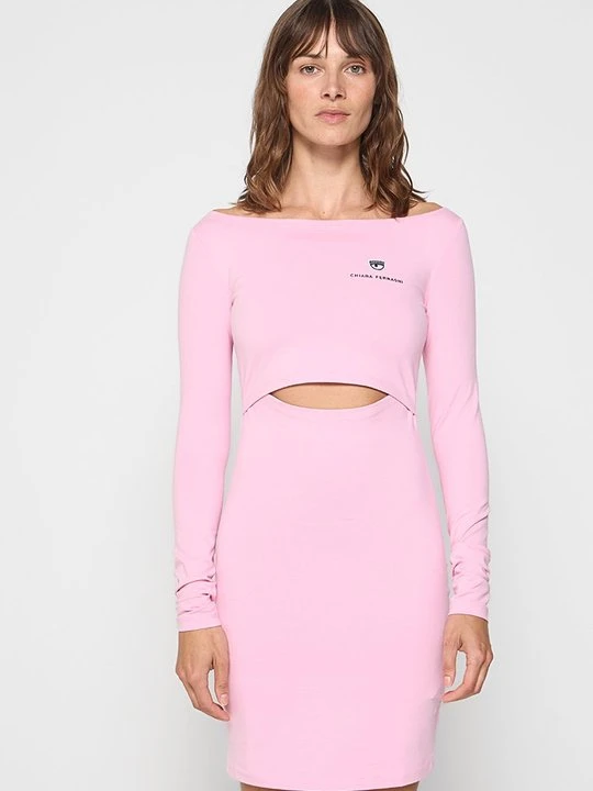 Zdjęcie produktu Sukienka z dżerseju Chiara Ferragni liliowy