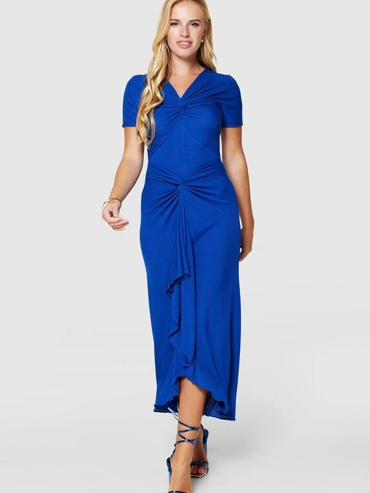 Zdjęcie produktu Sukienka z dżerseju Closet błękit królewski