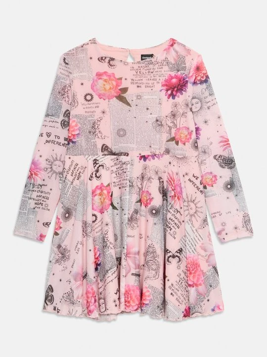 Zdjęcie produktu Sukienka z dżerseju Desigual różowy