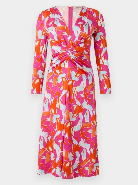 Zdjęcie produktu Sukienka z dżerseju Diane Von Furstenberg różowy