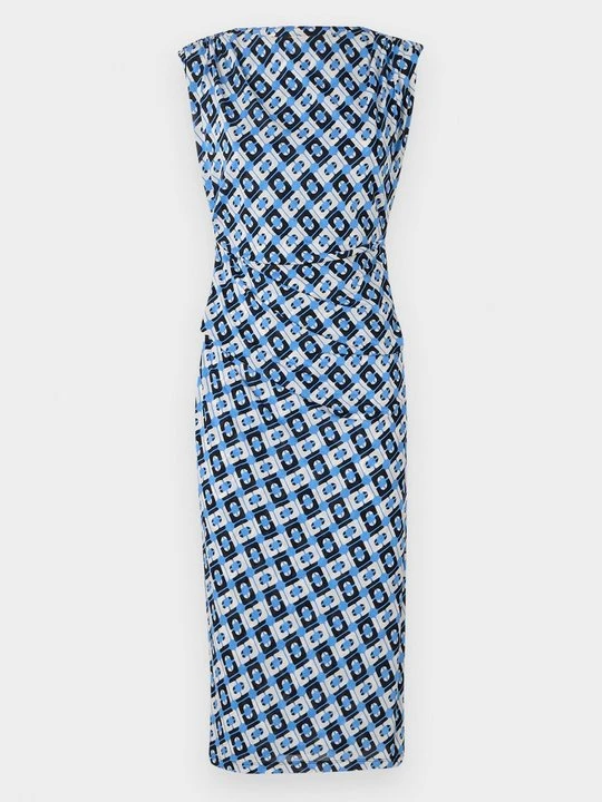 Zdjęcie produktu Sukienka z dżerseju Diane Von Furstenberg niebieski
