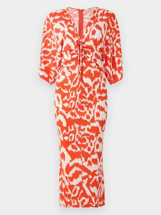 Zdjęcie produktu Sukienka z dżerseju Diane Von Furstenberg pomarańczowy