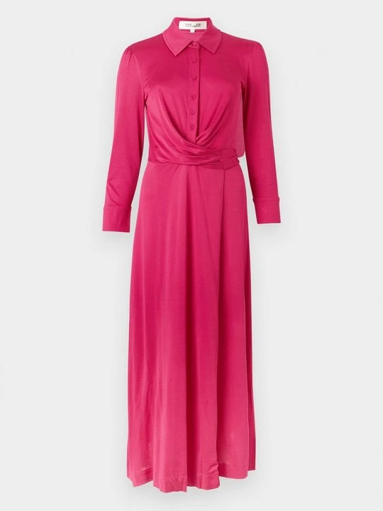 Zdjęcie produktu Sukienka z dżerseju Diane Von Furstenberg różowy